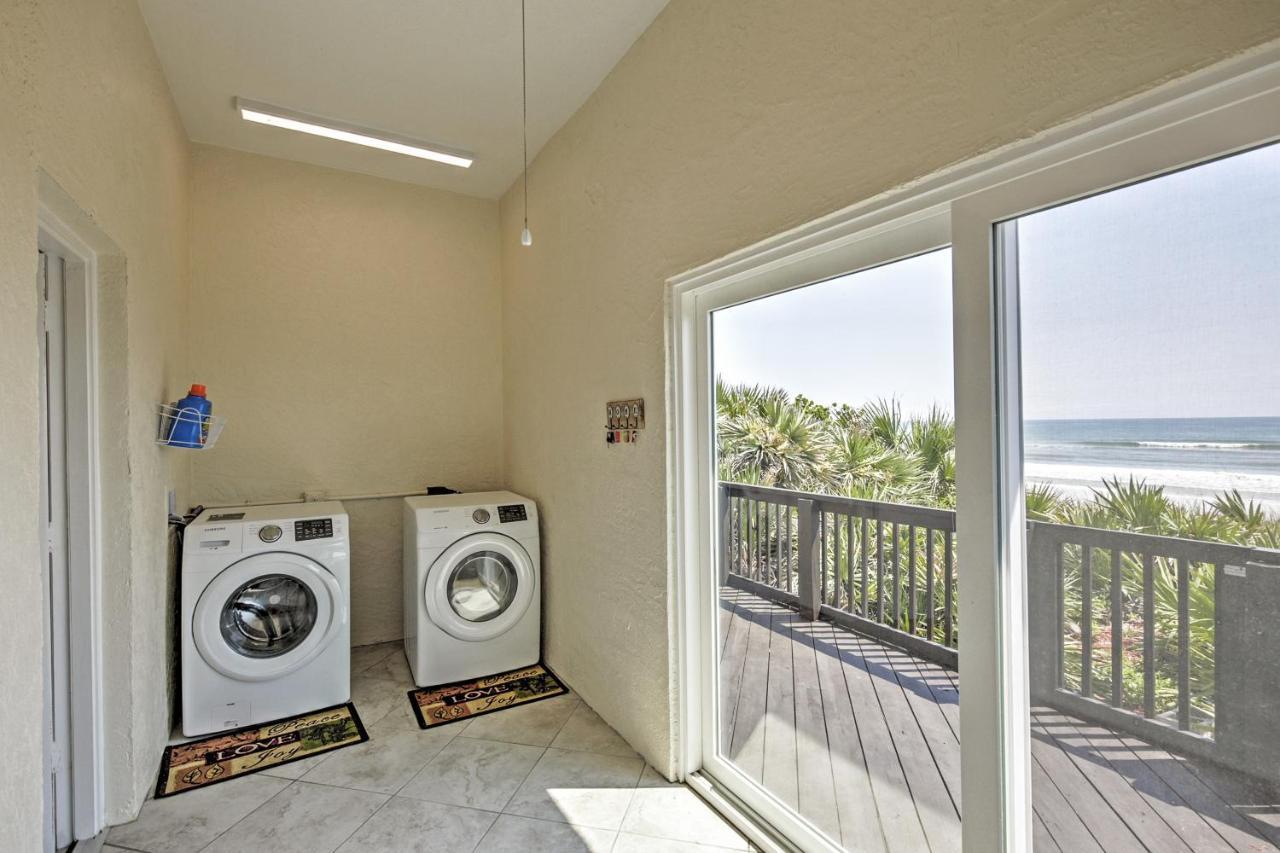 Oceanfront Oasis In Flagler Beach With Deck And Views! Villa Exterior foto